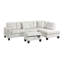 Ensemble modulaire 3 pièces avec repose-pieds-218259623
