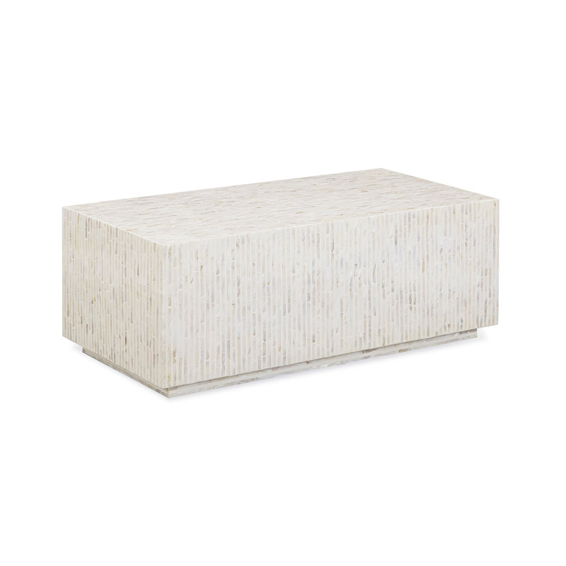 Table basse Earl Cream en nacre