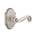 Scroll Privacy (Bed & Bath) Door Lever with Arch Rosette