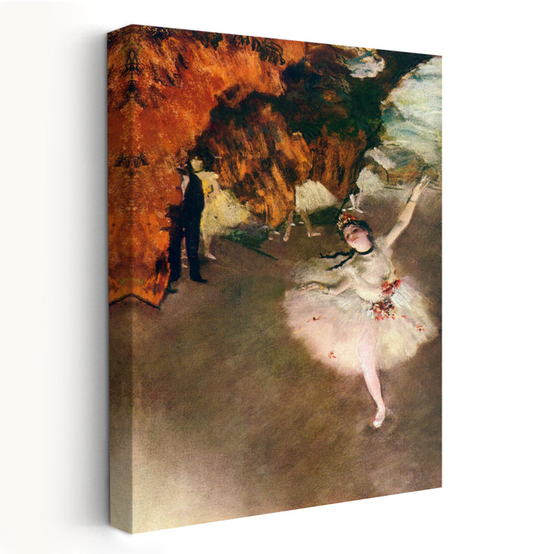 Ballet - Rosita Mauri - musée de danse figurative, art post-impressionniste, H 48 po x l 32 po