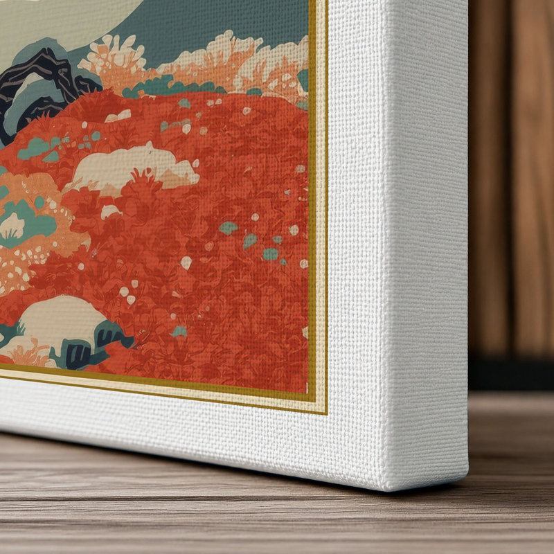 Ancient Olive Tree Japandi - Wrapped Canvas, 36x24 - 91.4 x 61.0 cm, White Border