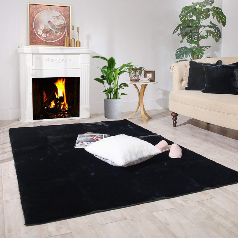Tapis d'intérieur en polypropylène tissé Darelene, Rectangle 6 pi x 9 pi 2 po