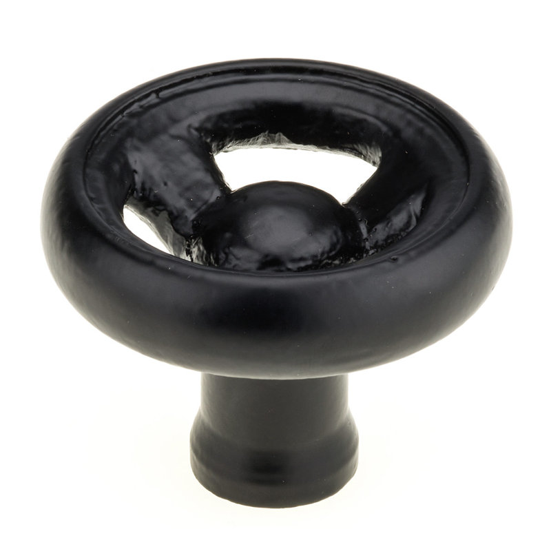 Oversized 2 1/2" Novelty Knob, Black