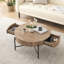 Table basse à 4 pieds avec rangement Karamjeet