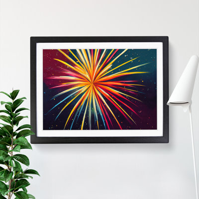 Blooming Fireworks - Framed Print