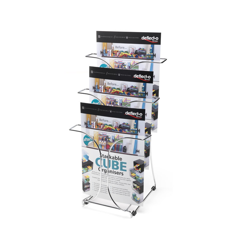 Deflecto Europe 48cm H Pamplet Rack