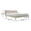 Fluff Fully Upholstered Platform Bed-1379325041