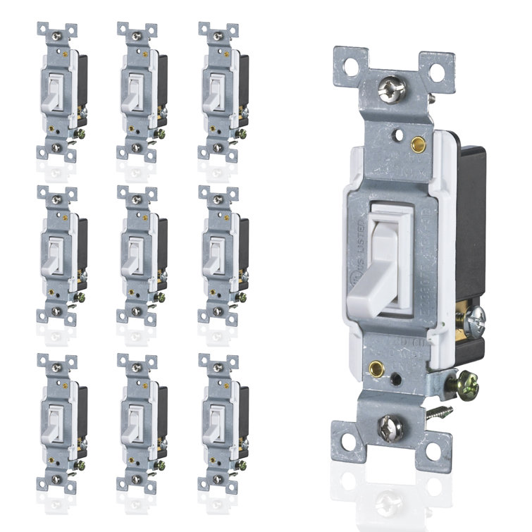 15-Amp 3-Way Toggle Light Switch