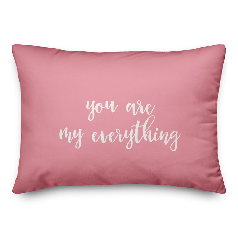  Coussin You Are My Everything, Rose
