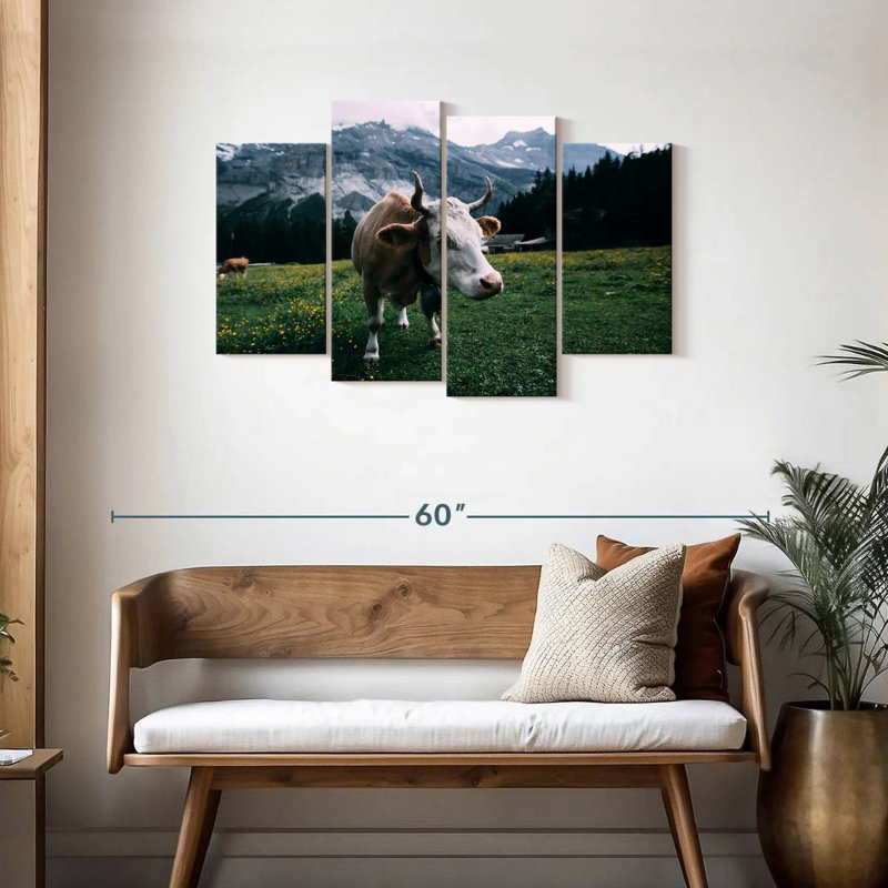 Brampt Curious Cow, 27'' H x 43'' W