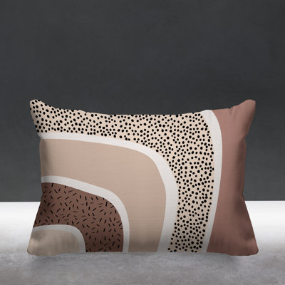Abstract Outdoor Reversible Throw Pillow