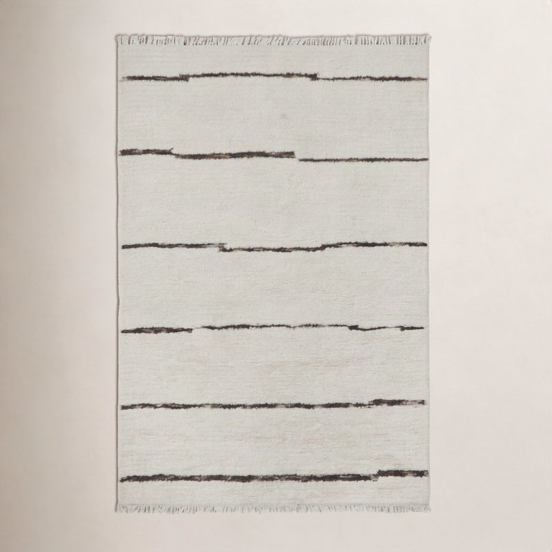 Fauna Hand Woven Wool Brisa Rug, Rectangle 5' x 7'6"