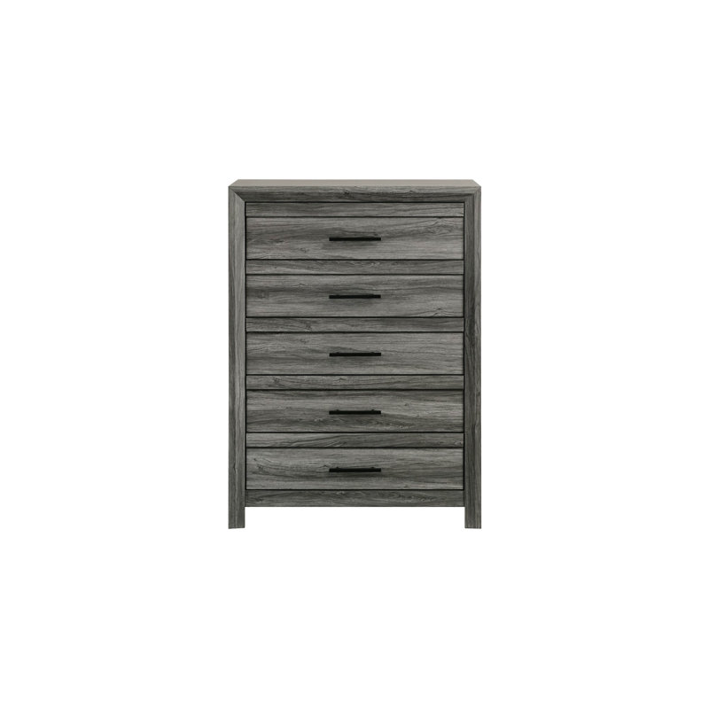 Commode 5 tiroirs de style moderne avec structure en bois
