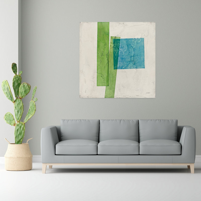Harmony I No Lines, art moderne abstrait, H 48 po x l 48 po