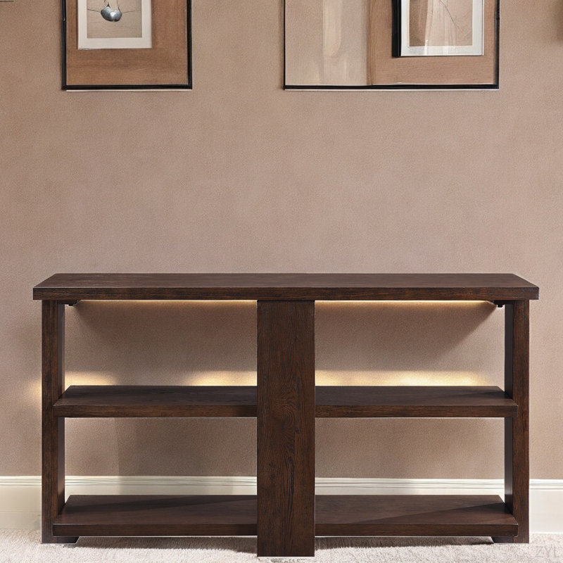 Walnut Finish Sofa Table