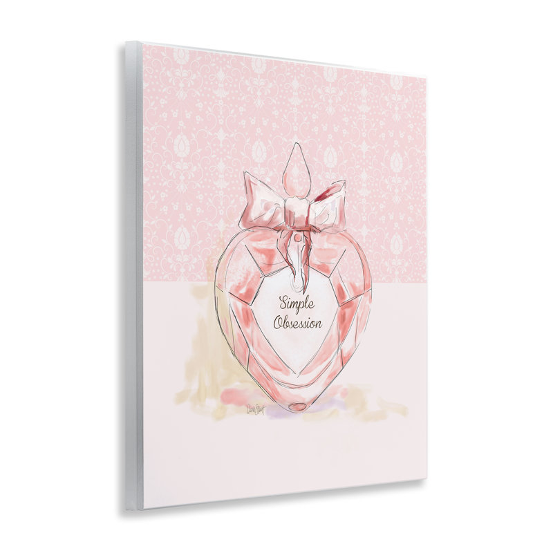 Plaque murale simple parfum Pastel Obsession, design par Carol Robinson