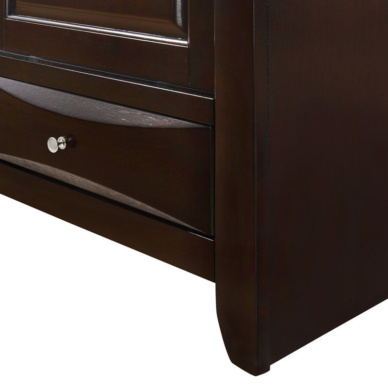 1Pc 3 Drawers Shelf Storage Space TV Stand Bedroom Living Room Furniture