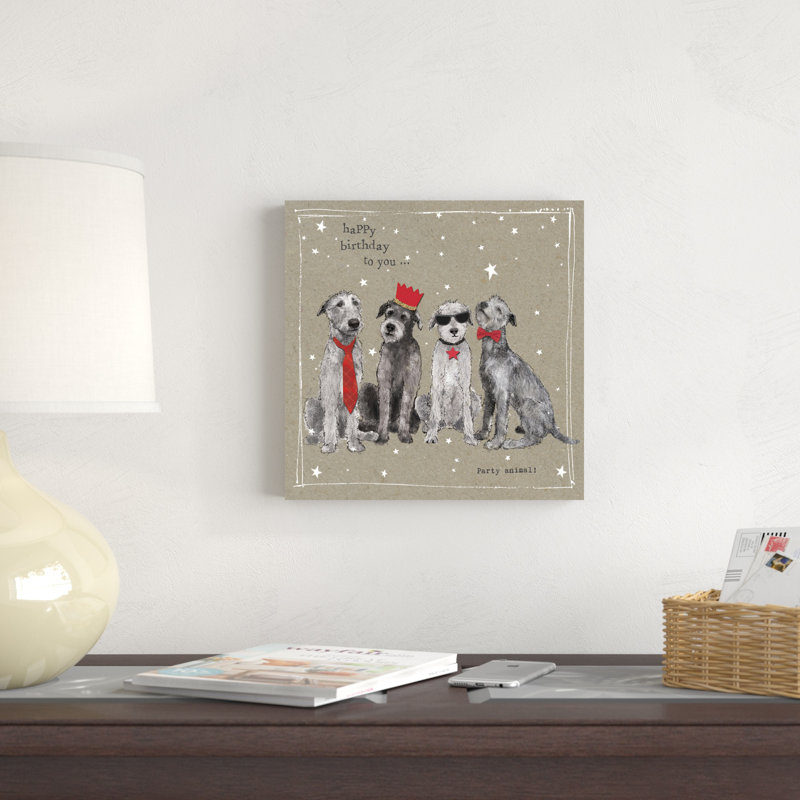 Fancypants Cool Dogs IV, H 12 po x l 12 po x P 1,25 po