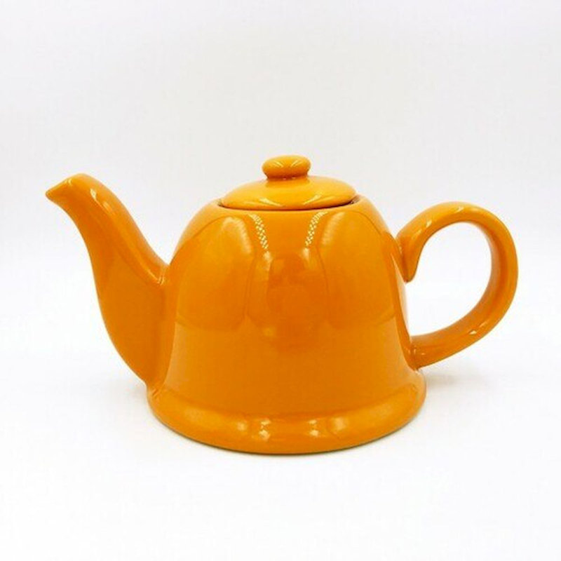 Latitude Run® Kaesyn 12oz. No Pattern Teapot, Orange