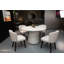 Table de salle à manger ronde en béton 60 "Elementi Home Rio-103284994-103284998