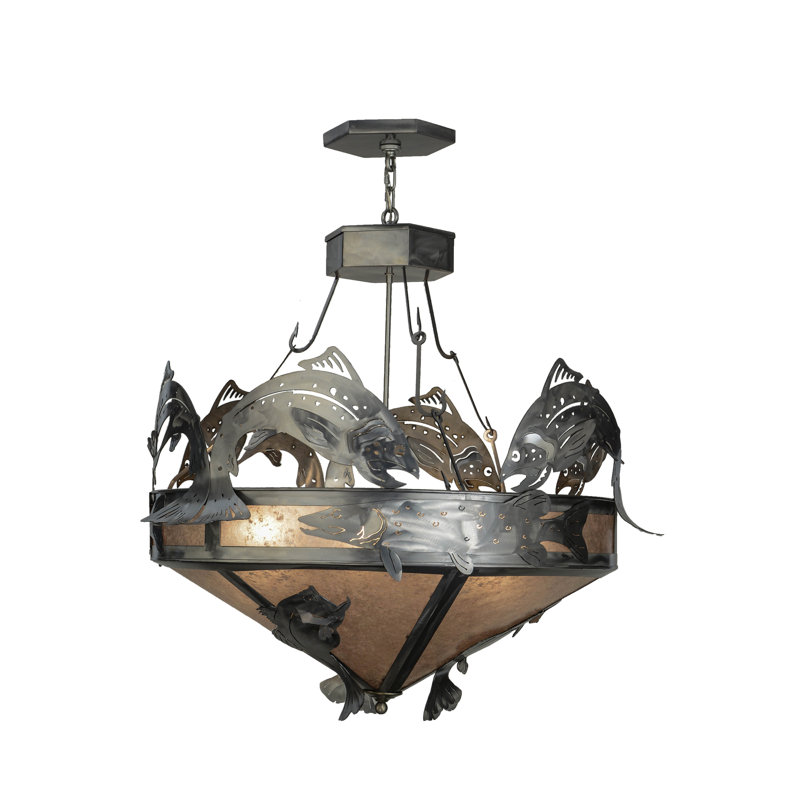 Rustic Lodge 6 - Light Chandelier