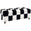 Lavora 114cm Wide Tufted Rectangle Chequered Standard Ottoman with Storage-1461339753