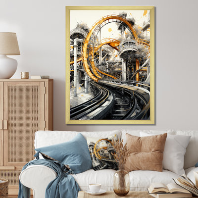 Rollercoaster Symphony I, reproduction d'art sur toile