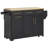 59.3" Kitchen Island With Storage 2 Pull Out Cabinet-1412308644