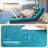 71X20" Chaise Lounge Chair Cushions With Straps, Waterproof And Fade-Resistant, For Outdoor Pool Indoor Home Office-1582307770