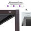 Pergola mauve en aluminium à persiennes mauve 10 pi x 14 pi pour terrasse-119162916