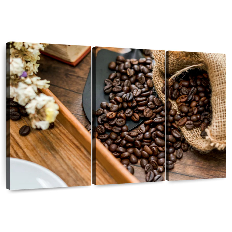Yarlin Bag Of Coffee Beans, 28" H x 45" W