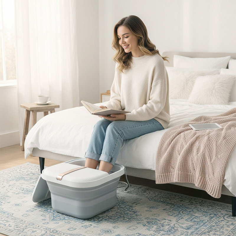 Foldable Foot Spa Massager Pedicure Bath