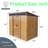 Durable 4X8Ft Resin Outdoor Storage Shed With Metal Foundation Frame, Padlock Sliding Doors,Weather-Resistant, Rust-Proof Garden Shed