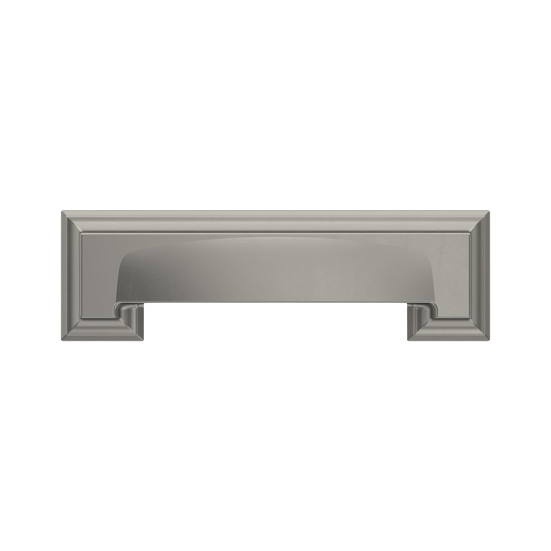 Poignée de rangement, Nickel satiné, 3"