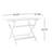 43.5'' Folding Dining Table - Weather For Outdoor Use Wood Stand Strong