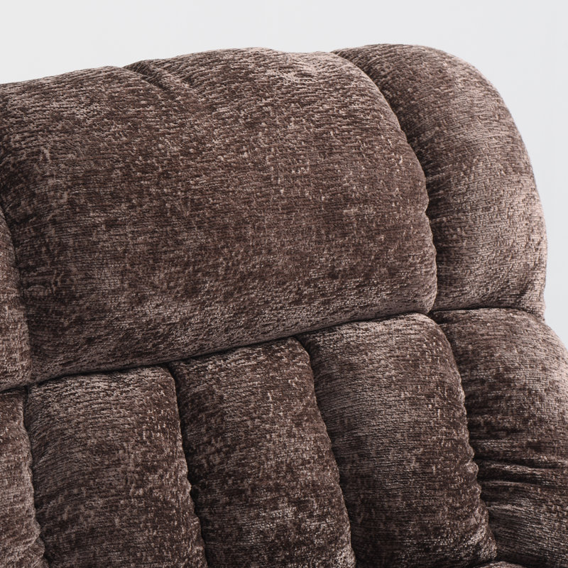 Fauteuil inclinable rembourré, Brun