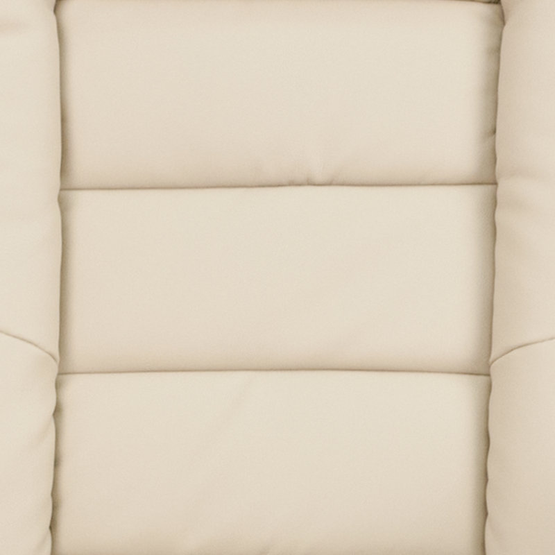 Shebeen Faux Leather Swivel Recliner, Beige Faux Leather