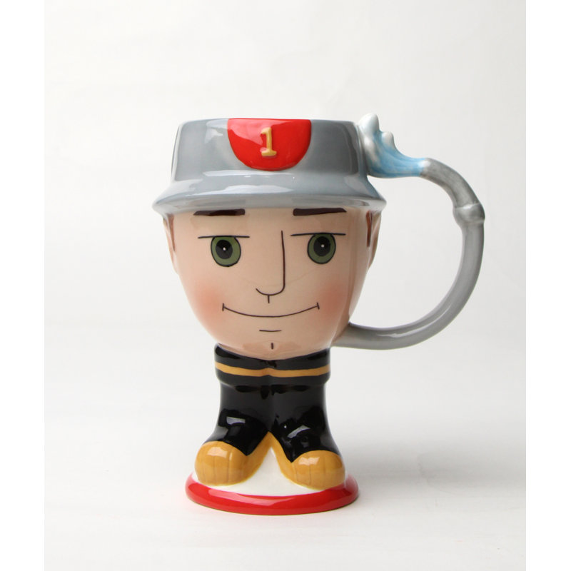 Fine Porcelain Firefighter Coffee Mug