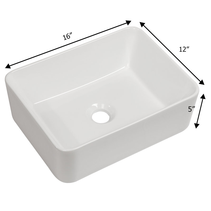 Lavabo de salle de bain GAweza 12, Blanc
