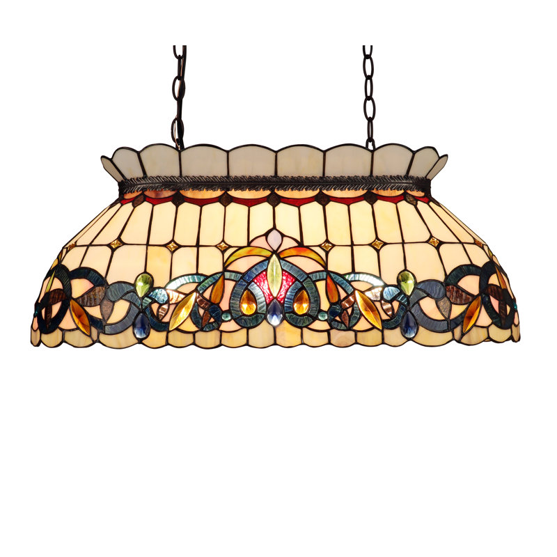 Luminaire suspendu pour îlot de style victorien 3 lumières CHLOE Lighting