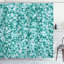 Ensemble de rideau de douche + crochets-44240149
