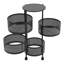 75cm H x 34cm W Utility Cart with Wheels