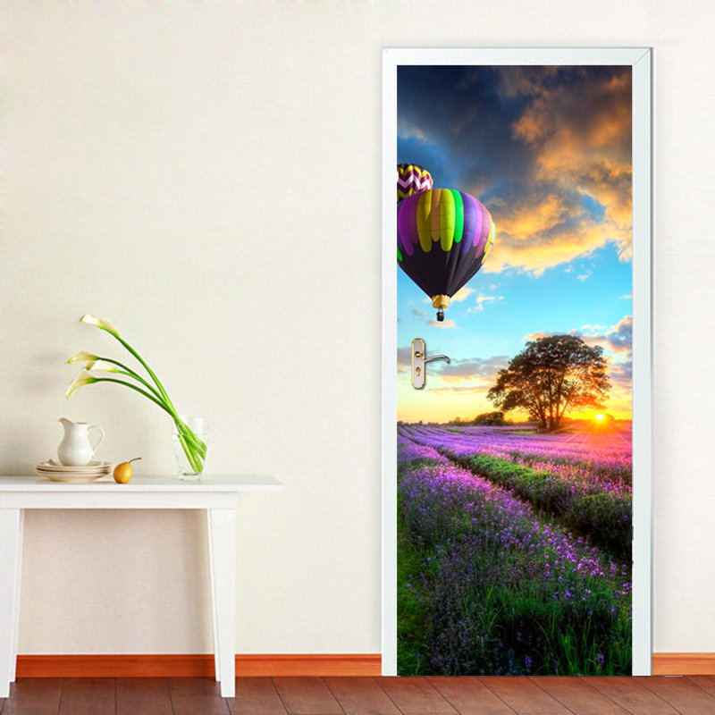 Plants & Flowers Door Decal