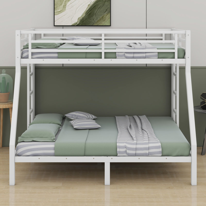 Metal Bunk Bed, White