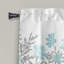 Cantonnière filtrant la lumière Aprile bleu / gris simple 52 x 18 + 2-91996069