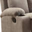 Fauteuil inclinable avec accoudoirs coussinés
