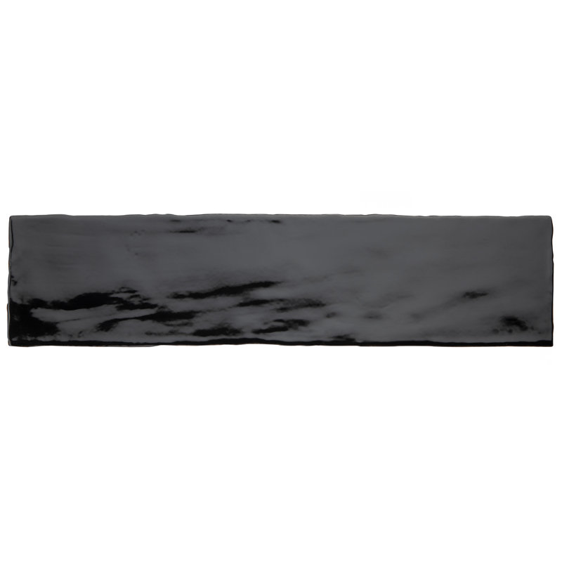 Carrelage mural en céramique noir 3 "x 12" Chester