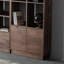 Black walnut solid wood bookcase