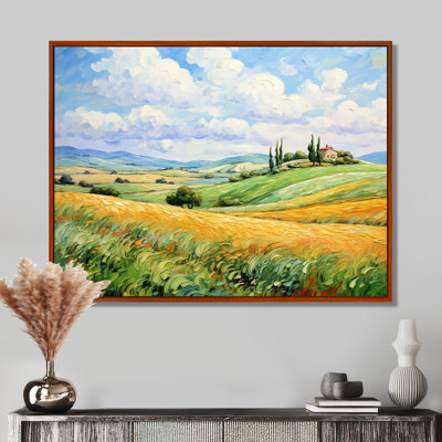 Van Gogh, reproduction d'art sur toile, "Rolling Hills I"