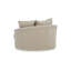 Fauteuil d'appoint surdimensionné et pivotant Seawright